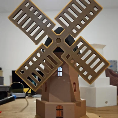 Cối xay gió Windmill (có thể gắn motor & LED)