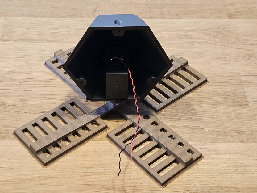 Cối xay gió Windmill (có thể gắn motor & LED) - Image 5