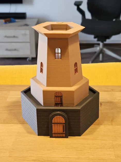 Cối xay gió Windmill (có thể gắn motor & LED) - Image 8