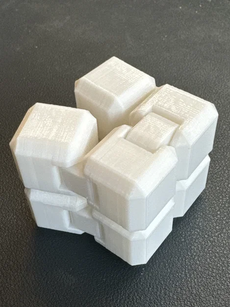 Mô hình Magic Infinity Cube in 3D: Khối lập phương xoay vô tận - Image 1