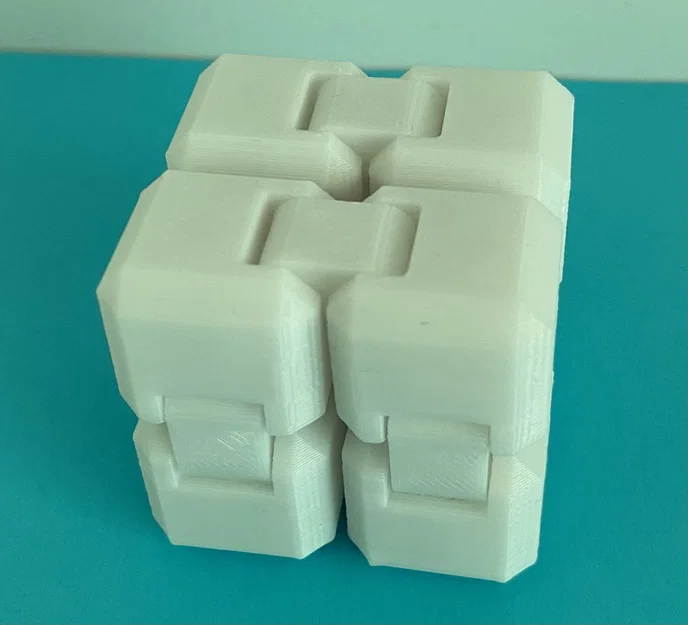Mô hình Magic Infinity Cube in 3D: Khối lập phương xoay vô tận - Image 3