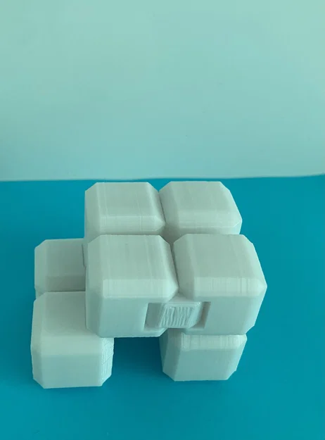 Mô hình Magic Infinity Cube in 3D: Khối lập phương xoay vô tận - Image 6