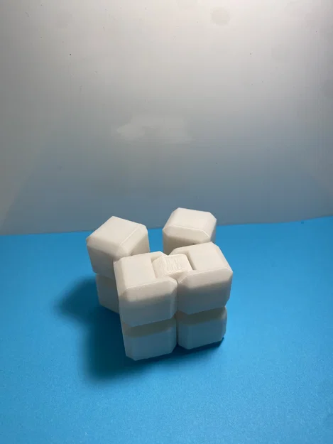 Mô hình Magic Infinity Cube in 3D: Khối lập phương xoay vô tận - Image 9