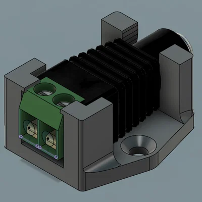 Đế giữ Jack nguồn DC (DC Power Jack Mount) tiện lợi và chắc chắn