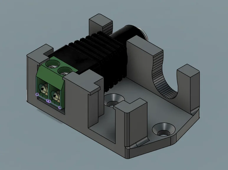 Đế giữ Jack nguồn DC (DC Power Jack Mount) tiện lợi và chắc chắn - Image 3