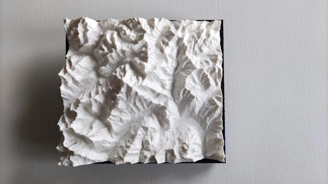 Mô hình mini khối núi Mont Blanc Massif - Image 5