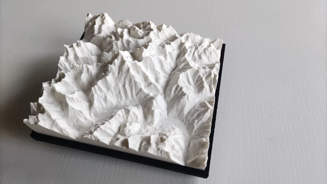 Mô hình mini khối núi Mont Blanc Massif - Image 6