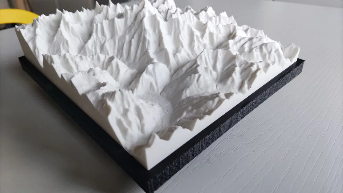 Mô hình mini khối núi Mont Blanc Massif - Image 7