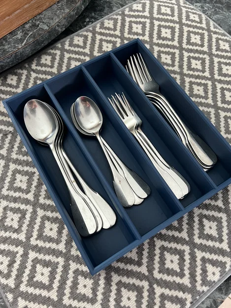 Khay Sắp Xếp Dụng Cụ Ăn Uống (Utensil Organizer) - Image 3