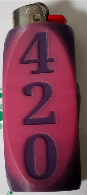 Vỏ bọc bật lửa BIC 3D độc đáo phong cách 420 - Image 2