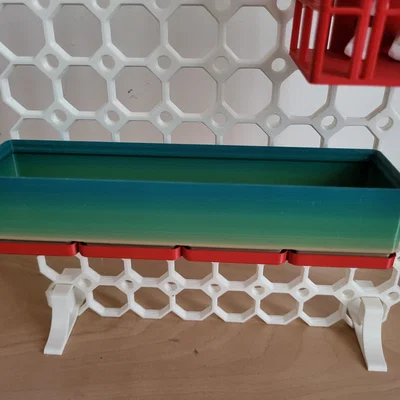 Baseplate Gridfinity chuyển đổi cho Multiboard (parametric) – kèm file FreeCAD