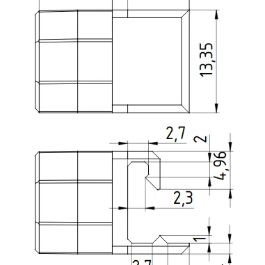 Baseplate Gridfinity chuyển đổi cho Multiboard (parametric) – kèm file FreeCAD