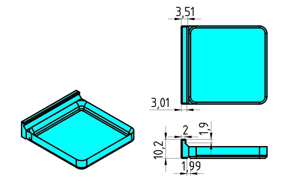 Baseplate Gridfinity chuyển đổi cho Multiboard (parametric) – kèm file FreeCAD - Image 5