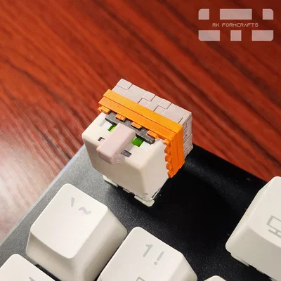 Minecraft Villager Keycap: Phụ kiện trang trí bàn phím độc đáo