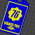 Bọc thẻ nhân viên Vault-Tec Fallout cực chất - Mẫu in 3D - Thumbnail 1
