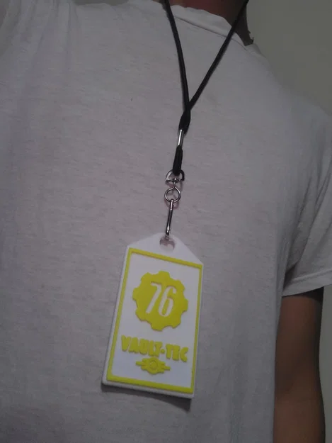 Bọc thẻ nhân viên Vault-Tec Fallout cực chất - Mẫu in 3D - Image 4