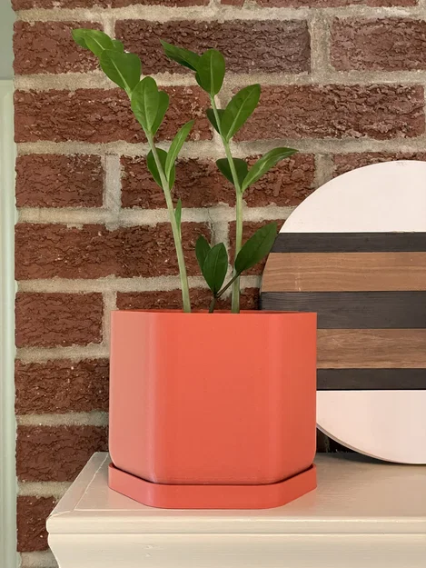 Chậu Trồng Cây Lục Giác Mềm Có Lỗ Thoát Nước & Khay Hứng Nước - Image 3