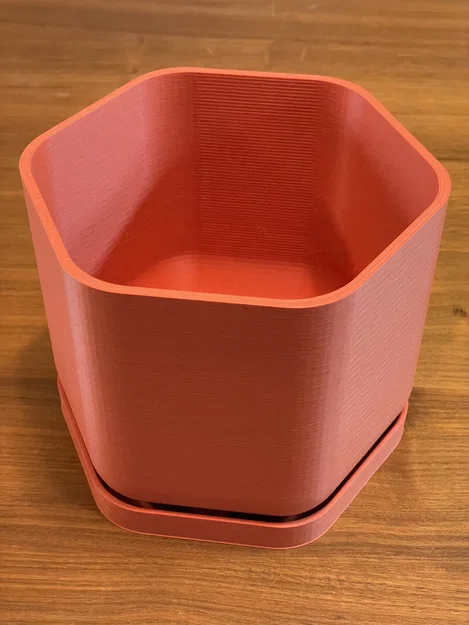 Chậu Trồng Cây Lục Giác Mềm Có Lỗ Thoát Nước & Khay Hứng Nước - Image 4