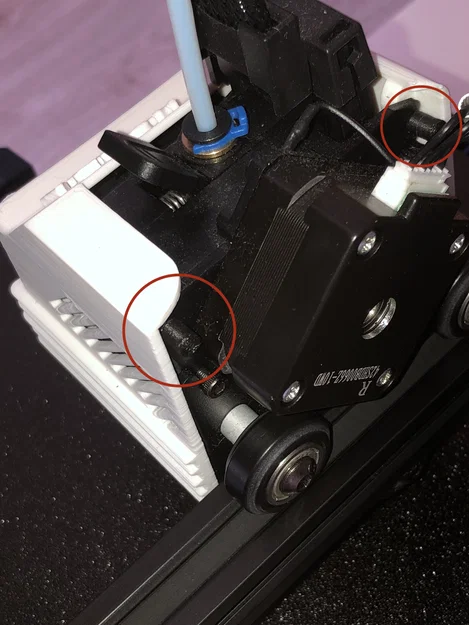 Phụ kiện chốt giữ Mantis cable cover cho máy in 3D Kobra 2 - Image 1