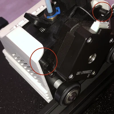 Phụ kiện chốt giữ Mantis cable cover cho máy in 3D Kobra 2