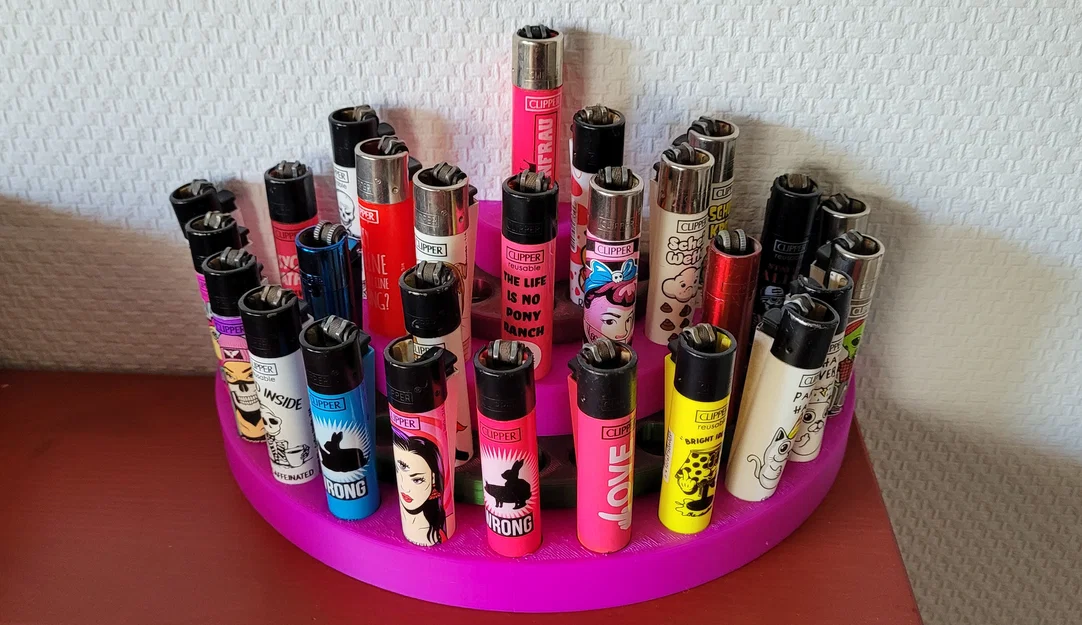 Kệ/Holder để bật lửa Clipper (Clipper Lighter Stand / Holder) - Image 1