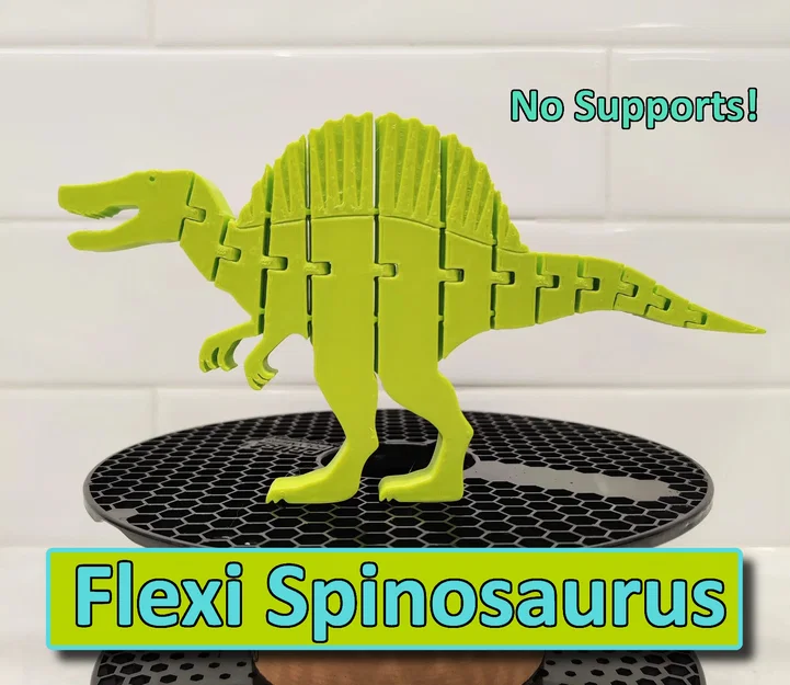 Flexi Spinosaurus - Khủng long uốn dẻo đứng thẳng không bị xệ - Image 1