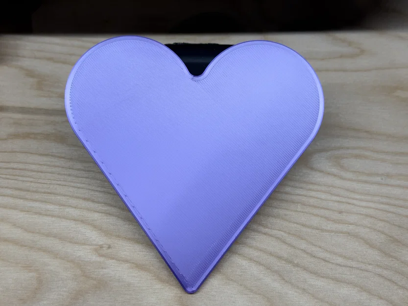 Bảng tên hình trái tim (tùy chỉnh chữ) - Heart Nameplate Customizable - Image 2