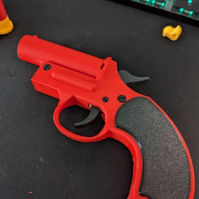 Mô hình súng bắn pháo hiệu 3D - Flare Gun có búa đập hoạt động