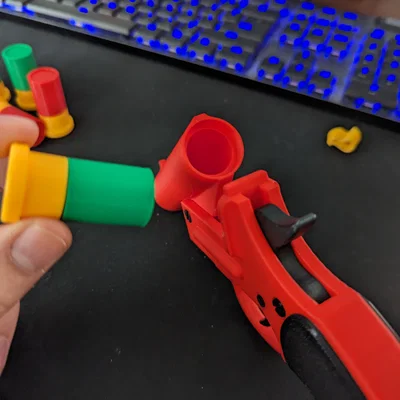 Mô hình súng bắn pháo hiệu 3D - Flare Gun có búa đập hoạt động