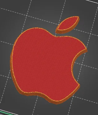 Mô hình logo Apple 3D ấn tượng - File in 3D chất lượng cao - Image 1