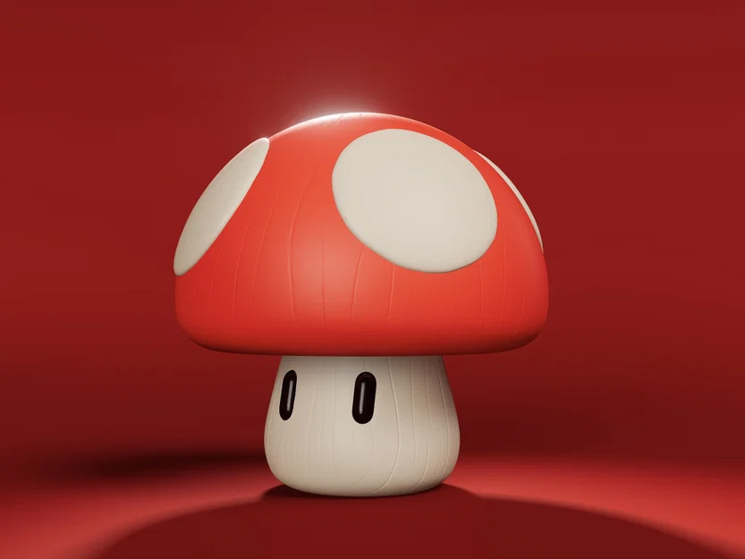 Merry the Mushroom – Mô hình 3D cây nấm dễ thương - Image 1