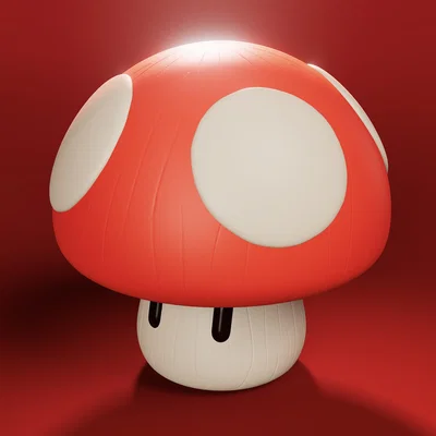 Merry the Mushroom – Mô hình 3D cây nấm dễ thương