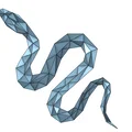 Mô hình rắn hình học Geo Snake in 3D độc đáo - Thumbnail 1