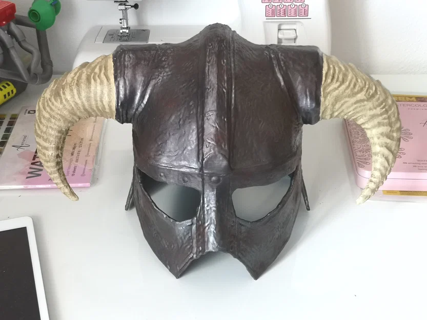 Mũ Sắt Skyrim (cổ ngắn) – Skyrim Iron Helmet (short neck) - Image 3