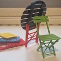 Mô hình bàn ghế Bistro gấp gọn trang trí độc đáo (3D Printing) - Thumbnail 1