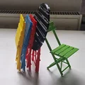 Mô hình bàn ghế Bistro gấp gọn trang trí độc đáo (3D Printing) - Thumbnail 6
