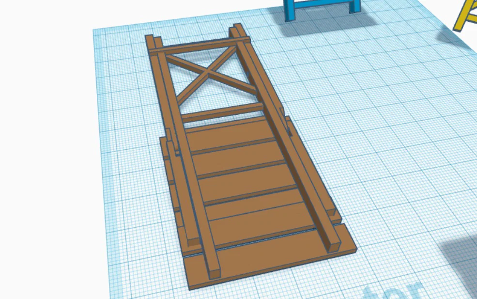 Mô hình bàn ghế Bistro gấp gọn trang trí độc đáo (3D Printing) - Image 10