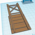 Mô hình bàn ghế Bistro gấp gọn trang trí độc đáo (3D Printing) - Thumbnail 10