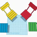 Mô hình bàn ghế Bistro gấp gọn trang trí độc đáo (3D Printing) - Thumbnail 16