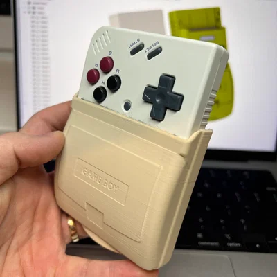 Tay cầm bảo vệ kiêm vỏ máy phong cách Game Boy cho Miyoo Mini Plus