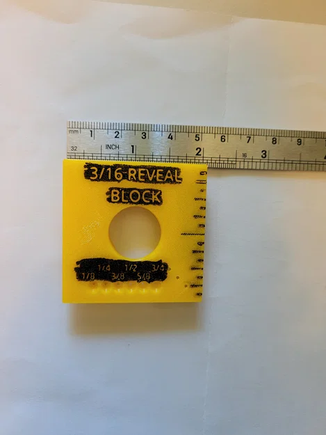 Dụng cụ đa năng hoàn thiện Reveal Block 3/16" & 1/4" - Image 3