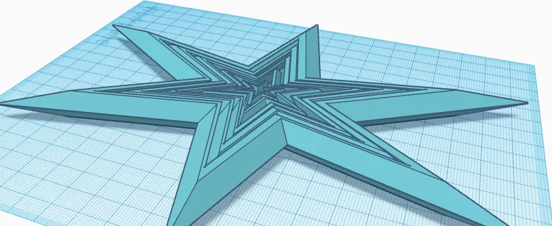 Mô hình ngôi sao co giãn (Fidget Star) in 3D độc đáo - Image 1