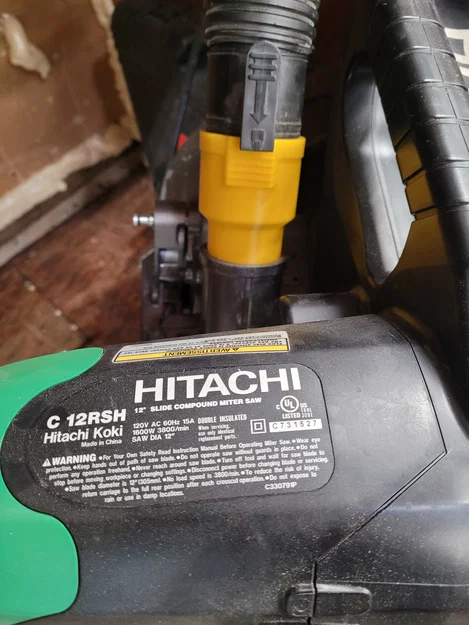 Đầu chuyển ống hút bụi 2.5 inch cho máy cưa Hitachi, Hikoki, Metabo - Image 1
