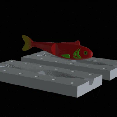 Khuôn In 3D Đúc Mồi Giả Câu Cá - Tự Làm Mồi Câu Chuyên Nghiệp