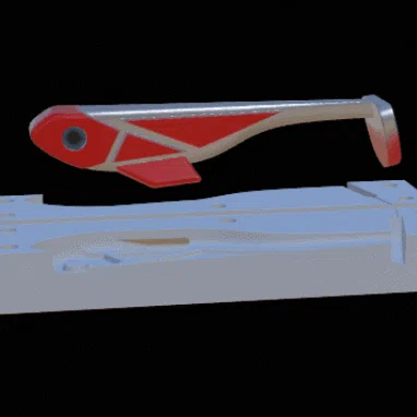 Khuôn đúc mồi cá giả DIY - Mẫu thiết kế in 3D chuyên dụng