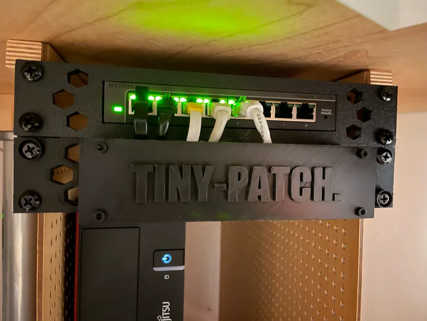 Khay quản lý cáp Tiny-Patch cho tủ rack 10 inch - Image 1
