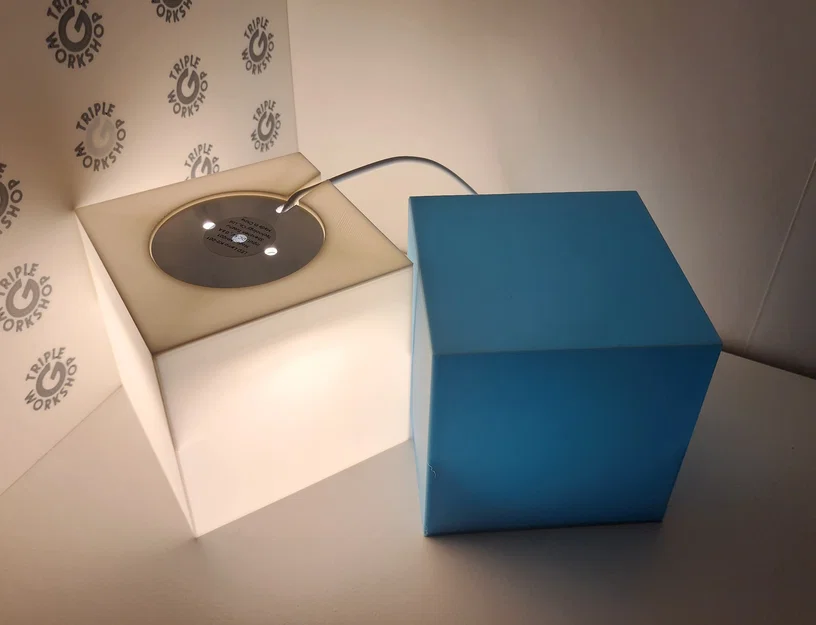 Tesseract Marvel cho Bambu LED Lamp 001 - Image 3