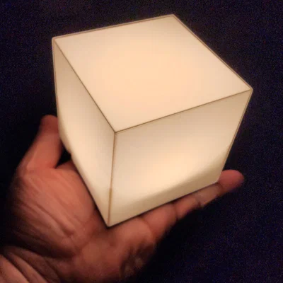 Tesseract Marvel cho Bambu LED Lamp 001