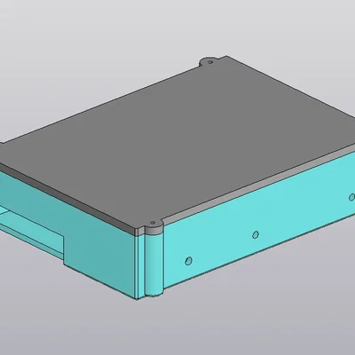 Hộp đựng ổ cứng 3.5 inch tự in 3D siêu gọn