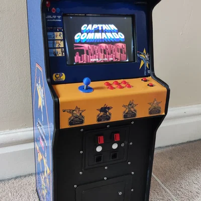 Tủ Arcade cho Raspberry Pi (Tỉ lệ xấp xỉ 1/4)